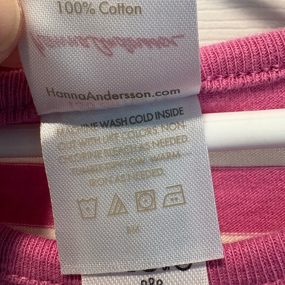 Hannah Anderson Long Sleeve Dress Rainbow Pink Stripe Size 12 - 150 cm - Picture 11 of 12